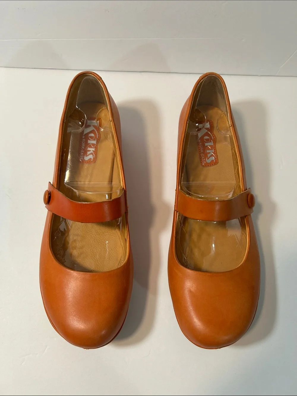 Korks by Kork Ease  Mary Jane Shoes Orange Size 9.5 / 41
